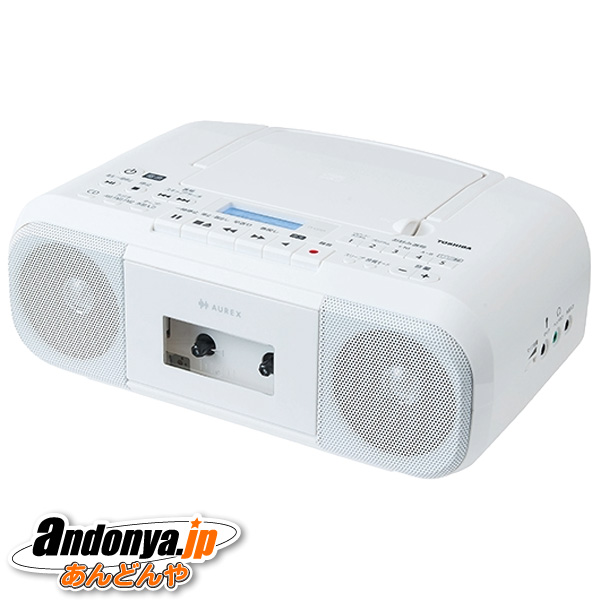 TOSHIBA CDラジオカセットレコーダー TY-CDS9（W） ホワイト CD