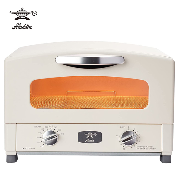 アラジン グラファイト トースター 2枚焼き （ホワイト）AET-GS13C W