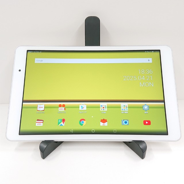 HUAWEI Qua tab 02 HWT31 パウダーホワイト au アンドロイドタブレット