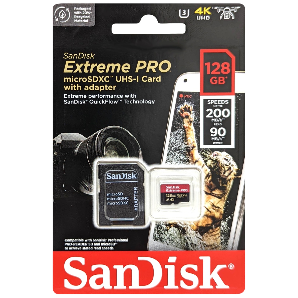 SanDisk FOR NINTENDO SWITCH SDSQXAO-128G-GNCZN （128GB） MicroSD