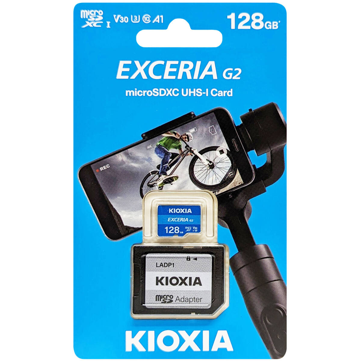 KIOXIA EXCERIA G2 LMEX2L128GG2 （128GB） MicroSDメモリーカード