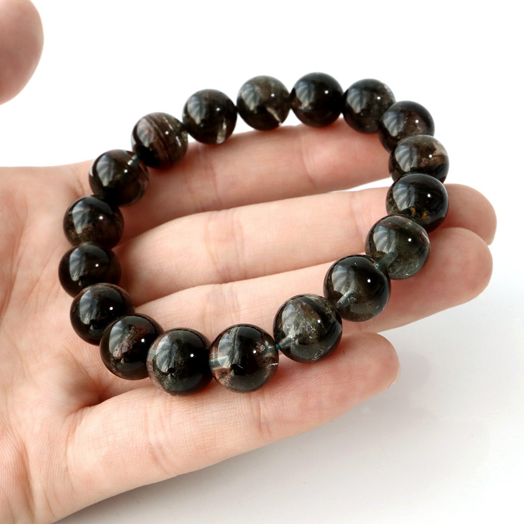 GOLD STONE ガーデンクォーツ ブレスレット 11.5mm 1点もの 希少