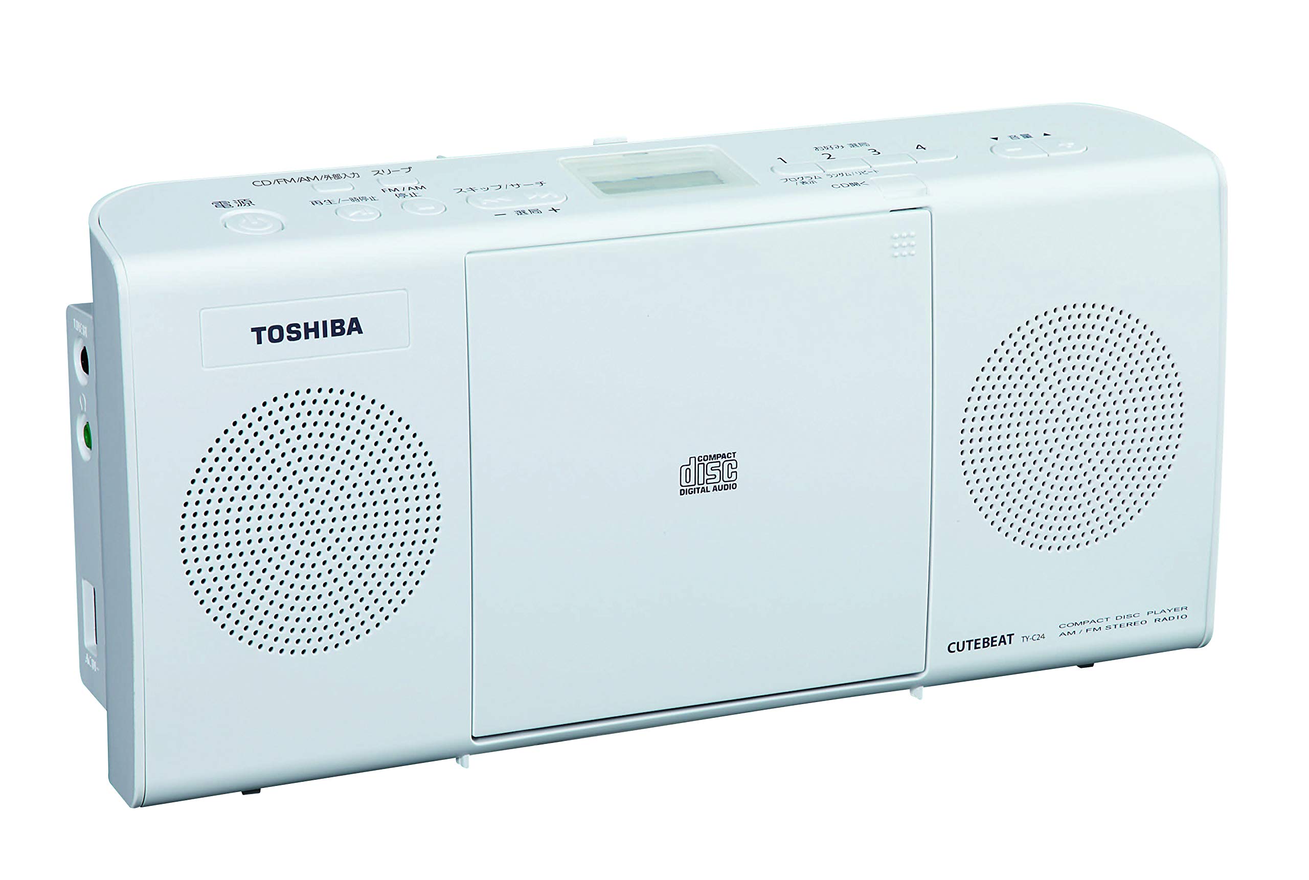 TOSHIBA CDラジオカセットレコーダー TY-CDV1（W） ホワイト CD