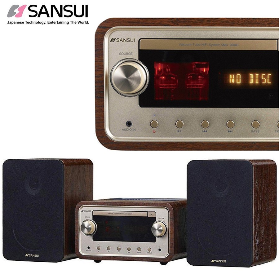 SANSUI Bluetooth機能搭載 CDステレオシステム SMC-300BT ミニコンポ