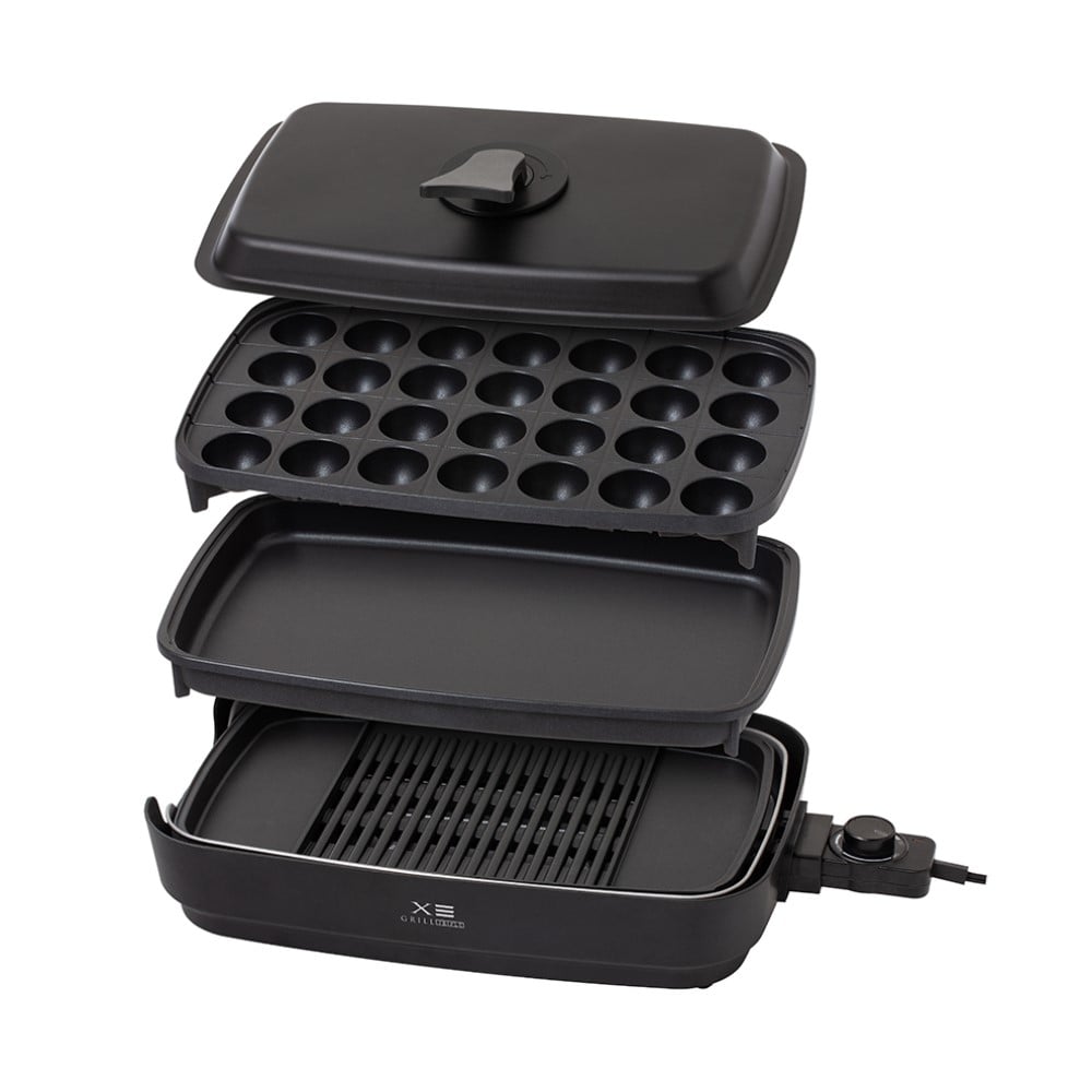 山善 ホットプレートワイド HGB-1300（T）（ブラウン） ホットプレート