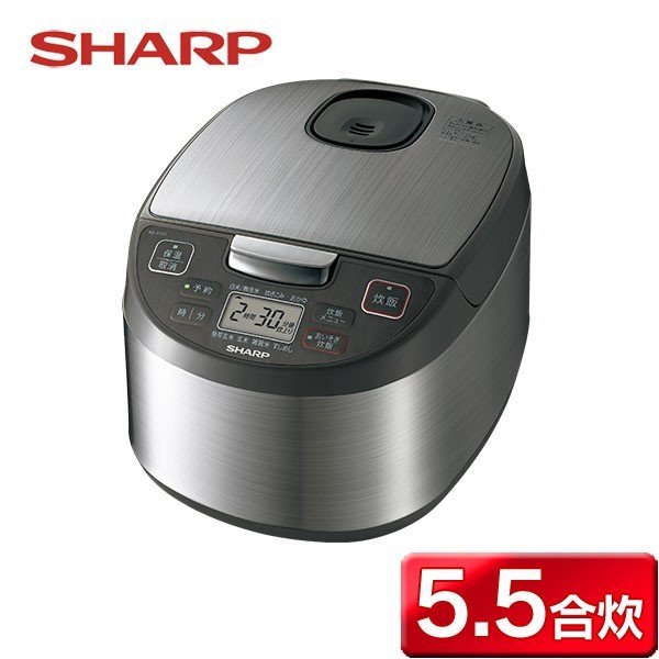シャープ KS-S10J-S （シルバー） [IH炊飯器 5.5合] 炊飯器本体 - 最