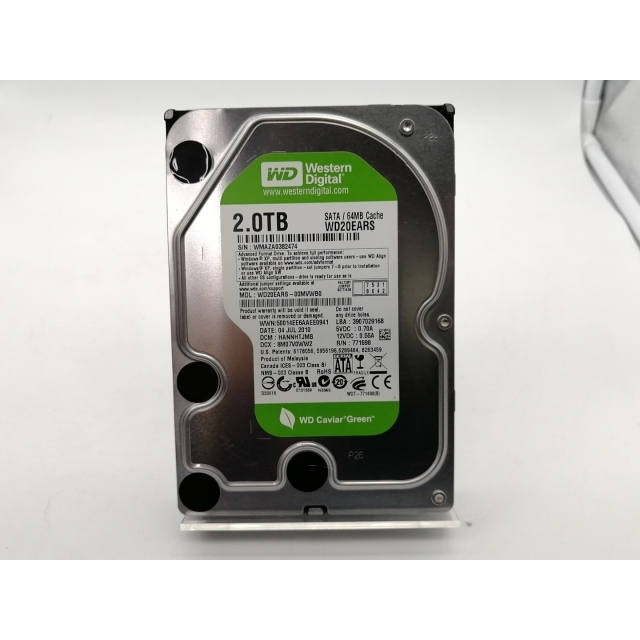 Western Digital WD20EARS ［WD Green 2TB SATA2 64MBキャッシュ］ WD