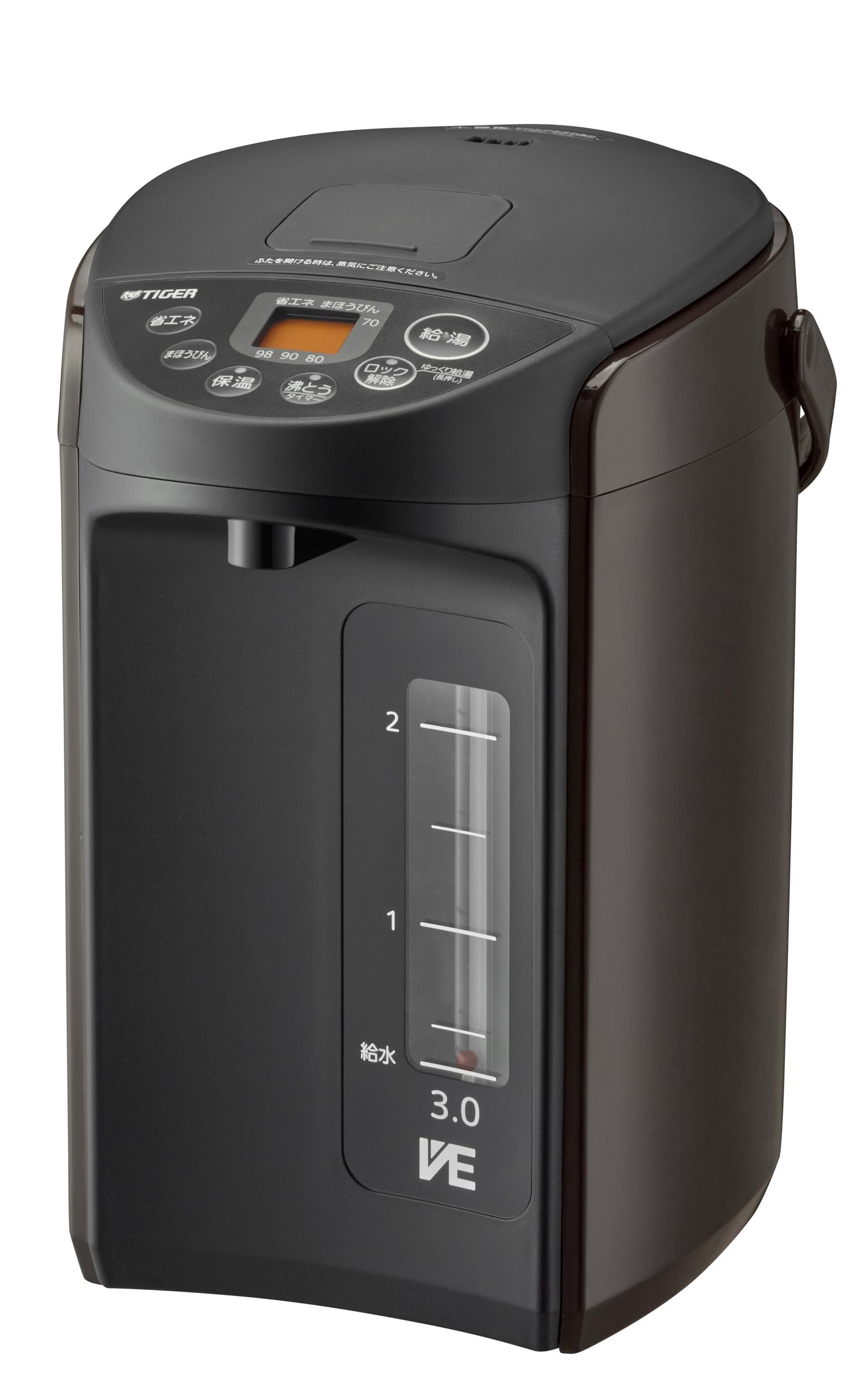 タイガー VE電気まほうびん 3.0L PIQ-N300（ブラウン） とく子さん