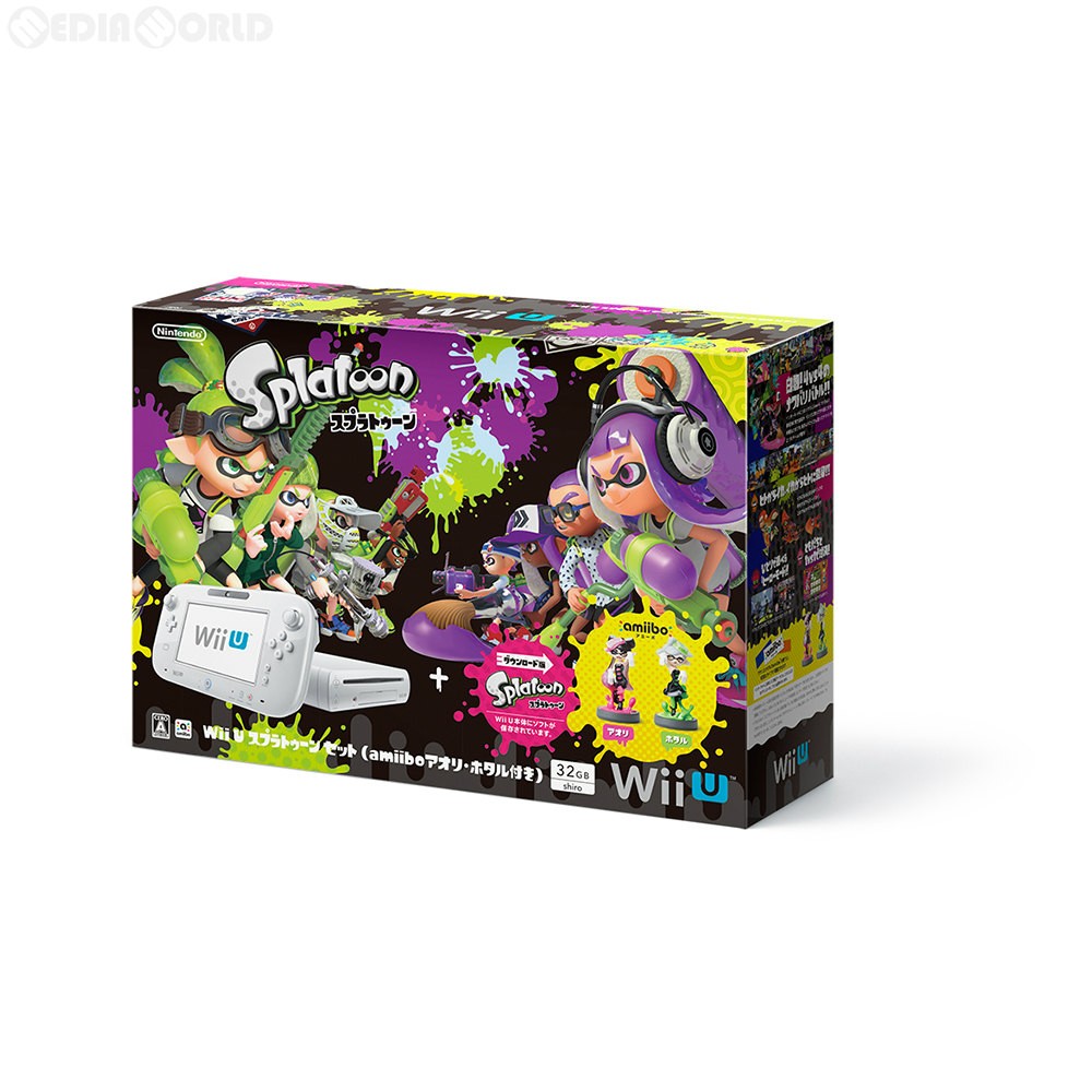 任天堂 Wii U スプラトゥーン セット（amiibo アオリ・ホタル付き