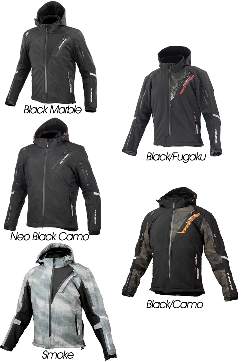 レディースバイクジャケット KOMINE コミネ プロテクトソフトシェル