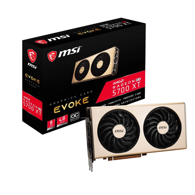 MSI RX 5700 XT EVOKE OC グラフィックボード、ビデオカード - 最安値