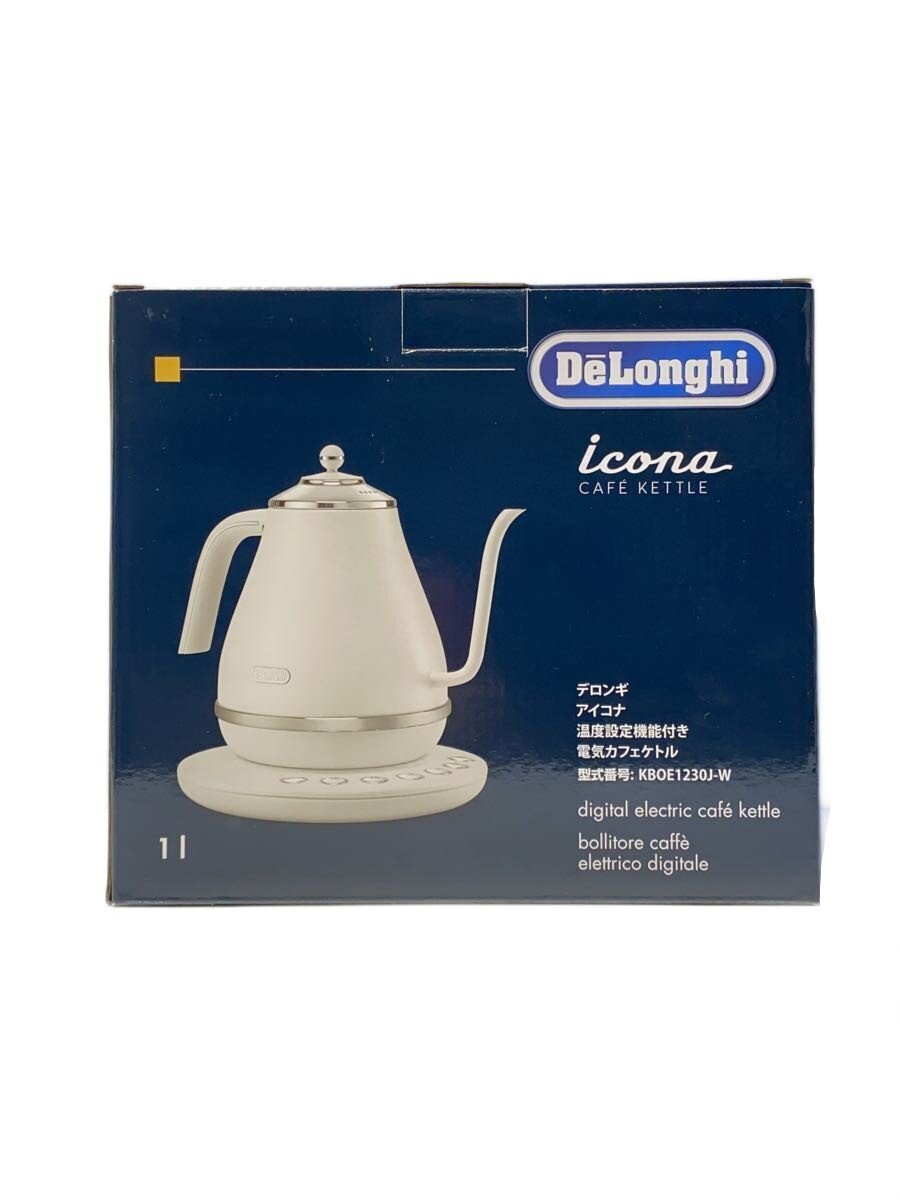 デロンギ アイコナ 温度設定機能付き電気カフェケトル KBOE1230J-BG