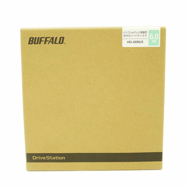 BUFFALO HD-AD6U3 ［HD-ADU3シリーズ 6TB ブラック］ DriveStation HDD