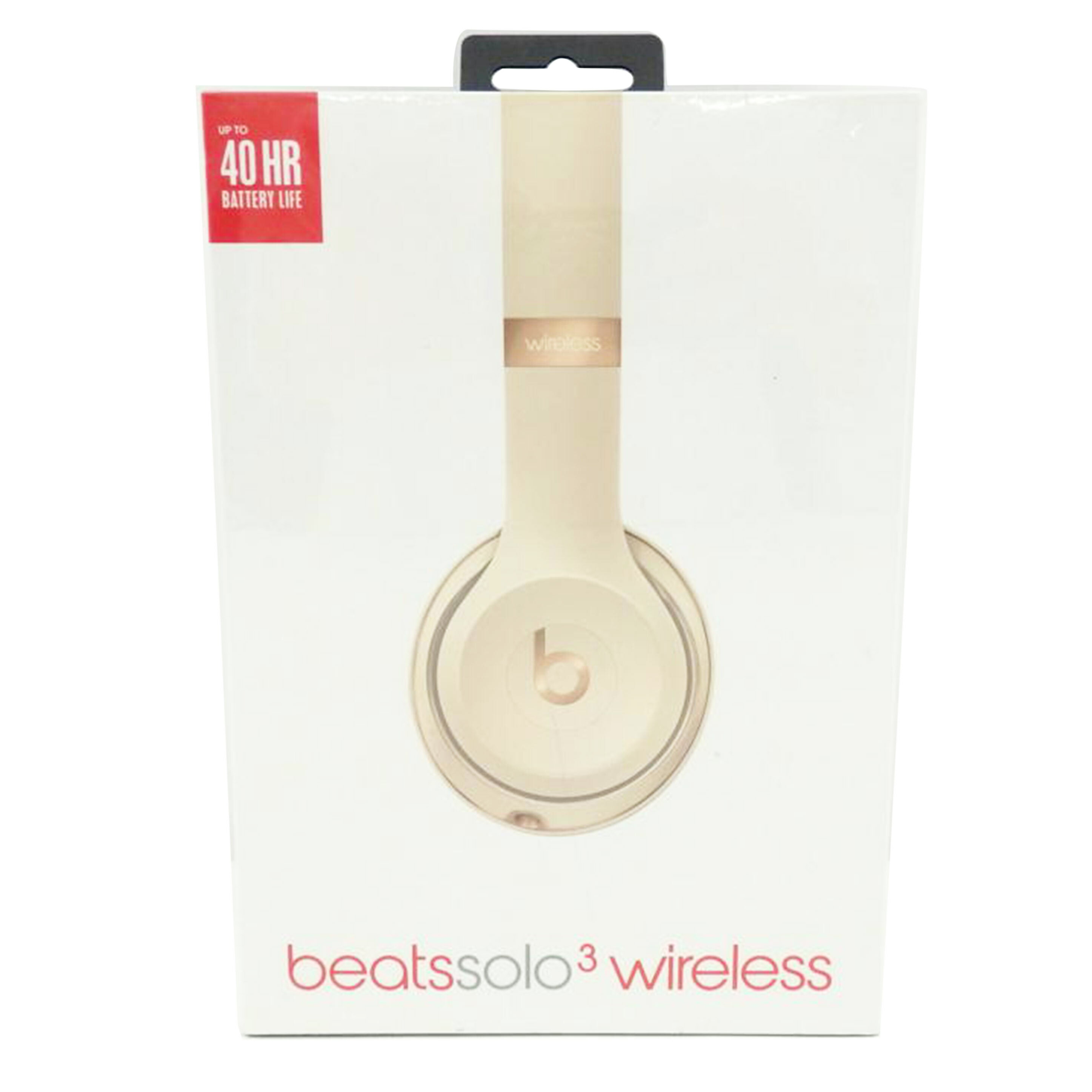 Beats by Dr. Dre Beats Solo3 Wireless MUH42PA/A （サテンゴールド