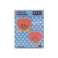 BTS 防弾少年団 BT21 公式グッズ アクリル ピンバッジ ACRYLIC
