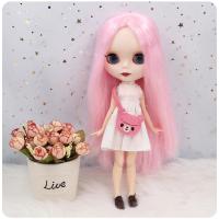アイシードール ピンクミックスヘアー 可動ボディ 1/6ドール カスタム