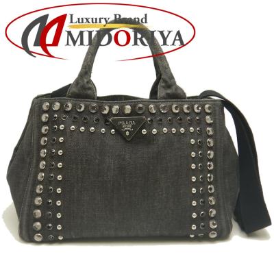 PRADA ビジュートートバッグ（レディースファッション