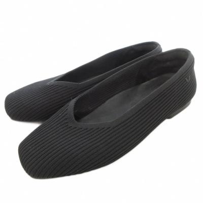 新品VIVAIA フラットシューズパンプス 黒 サイズ40 ビバイア vivaia 靴