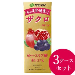 伊藤園（ITO EN） ザクロmix 200ml×48本 (24本×2ケース) 紙パック