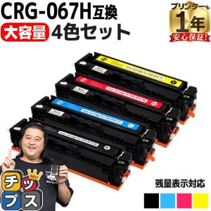 Satera Canon トナーカートリッジ 067H ブラック シアン マゼンタ