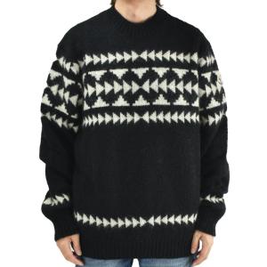 MONCLER（モンクレール） ケーブルニット ウール セーター ブラック