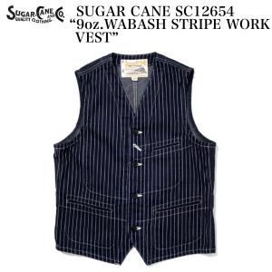 SUGAR CANE シュガーケーン SC12654 9oz ウォバッシュストライプ