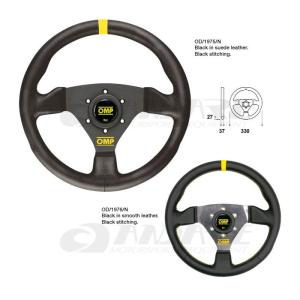 OMP ステアリング OD0-2005 TARGA タルガ ブラック スエード フラット