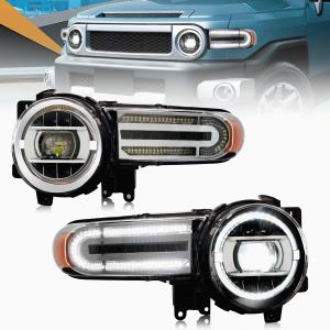 トヨタ FJクルーザー クリア LED フロントウィンカー 左右セット