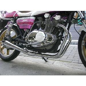 GS400 マフラー レビューを書いてエンブレムプレゼント ショート管