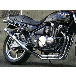 プリティー製 XJR400 4HM 極 タイプ2 4-2-1 マフラー メッキ