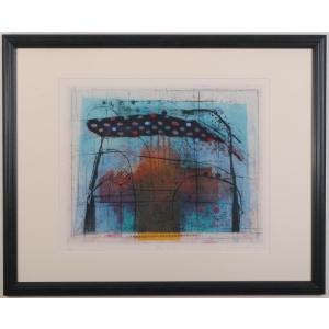 中川一政 金魚 絵 銅版画 インテリア プレゼント コレクション 新築