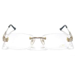 H-6265 K14WG/K18 【14金ホワイトゴールド眼鏡フレーム 飾り部分18金