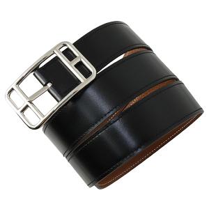 HERMES（エルメス） ベルト デストリエ レザーベルト 85cm 32mm 黒