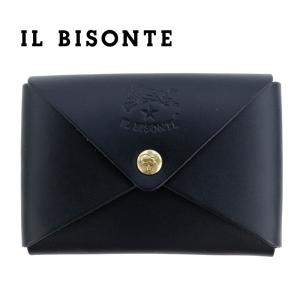 IL BISONTE（イルビゾンテ） カードケース 名刺入れ ダークブルー