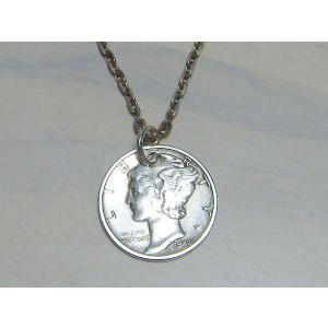 本物アメリカ コイン モルガン 1ドル銀貨 ペンダントトップ ネックレス