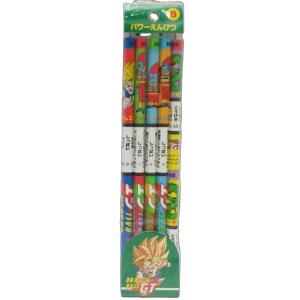 ドラゴンボールGT パワーえんぴつ 2 (HB鉛筆5本セット) 長さ：17.5cm