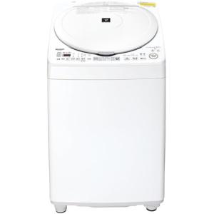 SHARP（シャープ） 縦型洗濯乾燥機 ES-PW8J-C 穴なし槽 COCORO WASH