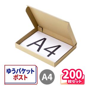 アースダンボール ゆうパケットポスト 箱 ダンボール A4 60サイズ 発送