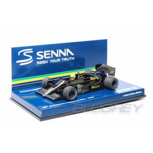 ミニチャンプス 1/43 ロータス ホンダ F1 99T 1987 #12 アイルトン