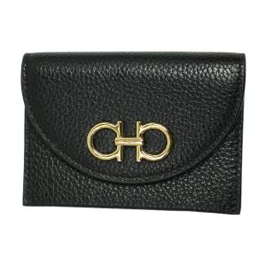 FERRAGAMO（フェラガモ） 名刺入れ カードケース ダブル ガンチーニ