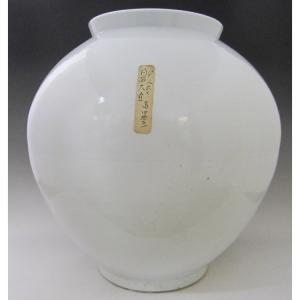 李朝 青花草花文壺 全高38cm 韓国 朝鮮 陶磁器 希少 花瓶 白磁 染付