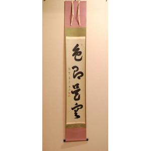 茶道具 掛軸 大徳寺511世 立花 大亀 「常行一直心」 掛け軸