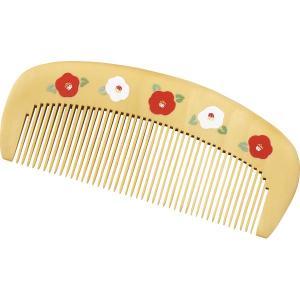 京都くろちく くろちく 椿堂潤いつげ櫛（ケース付） 椿 （追跡可能