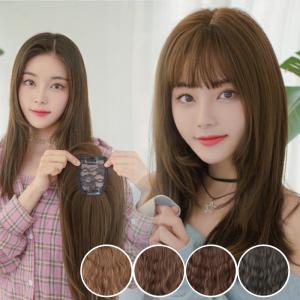 とっても簡単！ワンタッチ ウィッグ エクステ つけ毛 自然長めサイド