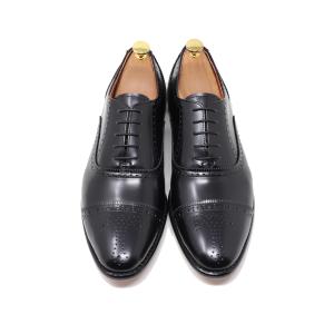 GLENFORD 本革 マッケイ製法 ストレートチップ ビジネスシューズ 紳士