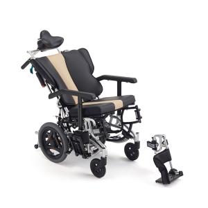 ミキ ティルト リクライニング車椅子 介助式 BAL-12 ノーパンクタイヤ