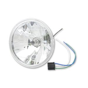 マルチリフレクター ヘッドライト クリア 180φ (180パイ/Z1/Z2/Z750