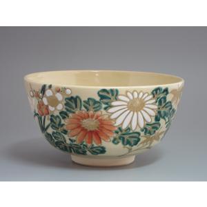 黄交趾鳳凰紋 菓子器／懐石鉢 平安雲楽造 共箱 : 茶道具商 越中屋