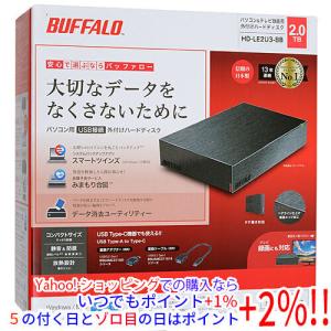 BUFFALO（バッファロー） 外付けハードディスク 4TB HD-AD4U3 テレビ