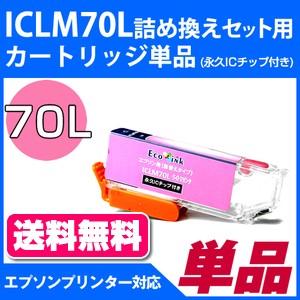 エコインク ICC70L 詰め替えセット用 永久ICチップ付き カートリッジ